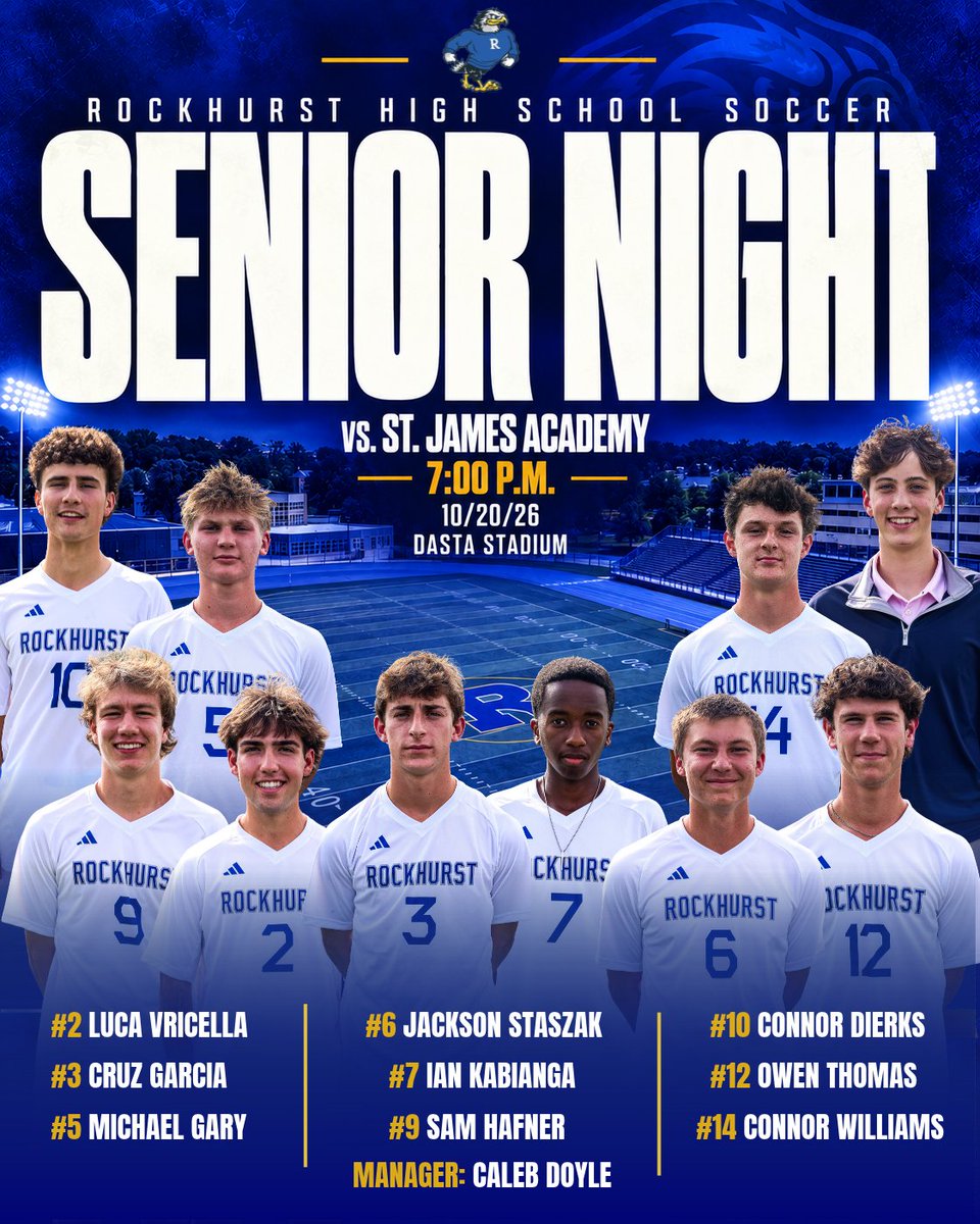 GoHawklets's tweet photo. SENIOR NIGHT! ⚽️

@HAWKLETSOCCER will celebrate its 9 senior players and senior manager who have dedicated themselves to the program over the last 4 years, contributing to a combined record of 83-3-2 with 3 top-3 finishes at State, including 2023 State &amp; National Championships! https://t.co/CJM7HZbnxQ