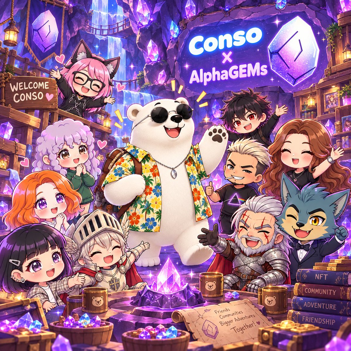 0xAlphaGEMs's tweet photo. 💎 @0xAlphaGEMs x @conso_xyz 🤖

CONSO is building a consumer reputation layer that turns your activity across AI, social, gaming and onchain platforms into portable, user-owned reputation.

What stood out:
- 5,555 CONSO BOTS
- Free mint on Sui
- Powered by @WalrusProtocol
- Each BOT gives a permanent +25% ZAP mining boost
- Stack up to 10 BOTS
- Earn ZAPs through AI usage, mining, missions, and social activity

Another collab secured for the GEMs 💎