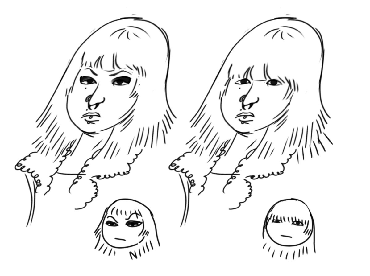 GORONEXIE's tweet photo. this is my bangs vent art https://t.co/S8xfqWxWNI