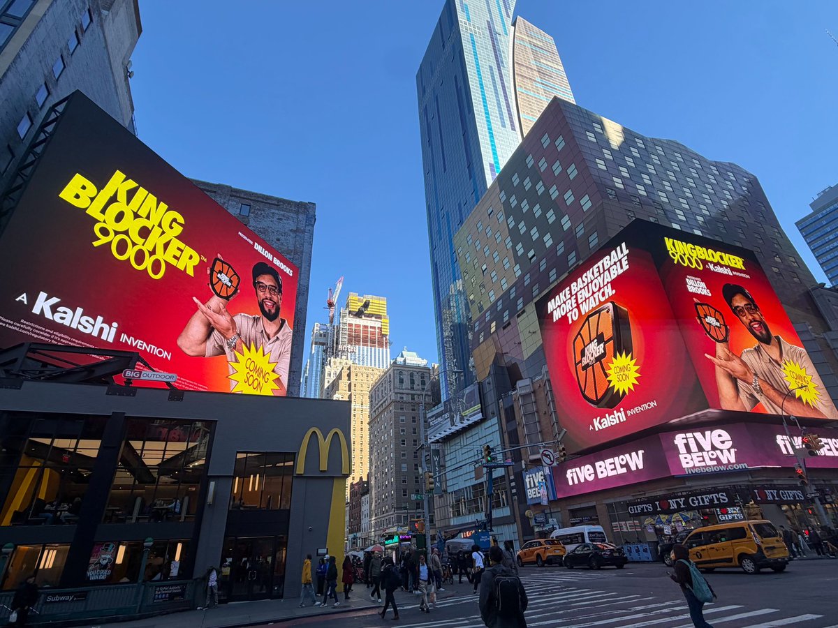 Fullcourtpass's tweet photo. Dillon Brooks has a billboard in NYC trolling LeBron before he makes his 76ers debut tonight in MSG https://t.co/UxA4gaEWac