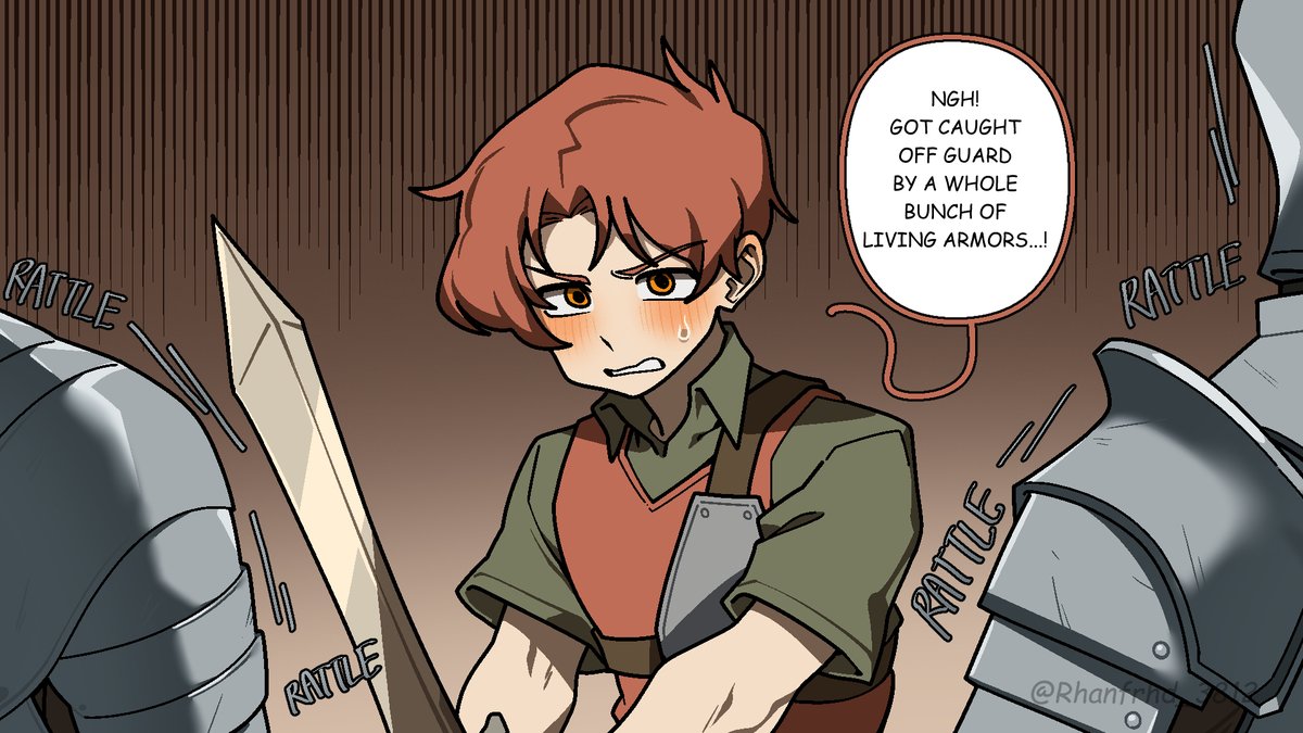 Rhanfrhd_3812's tweet photo. A Strange Living Armor. https://t.co/tLgZjuOlgq