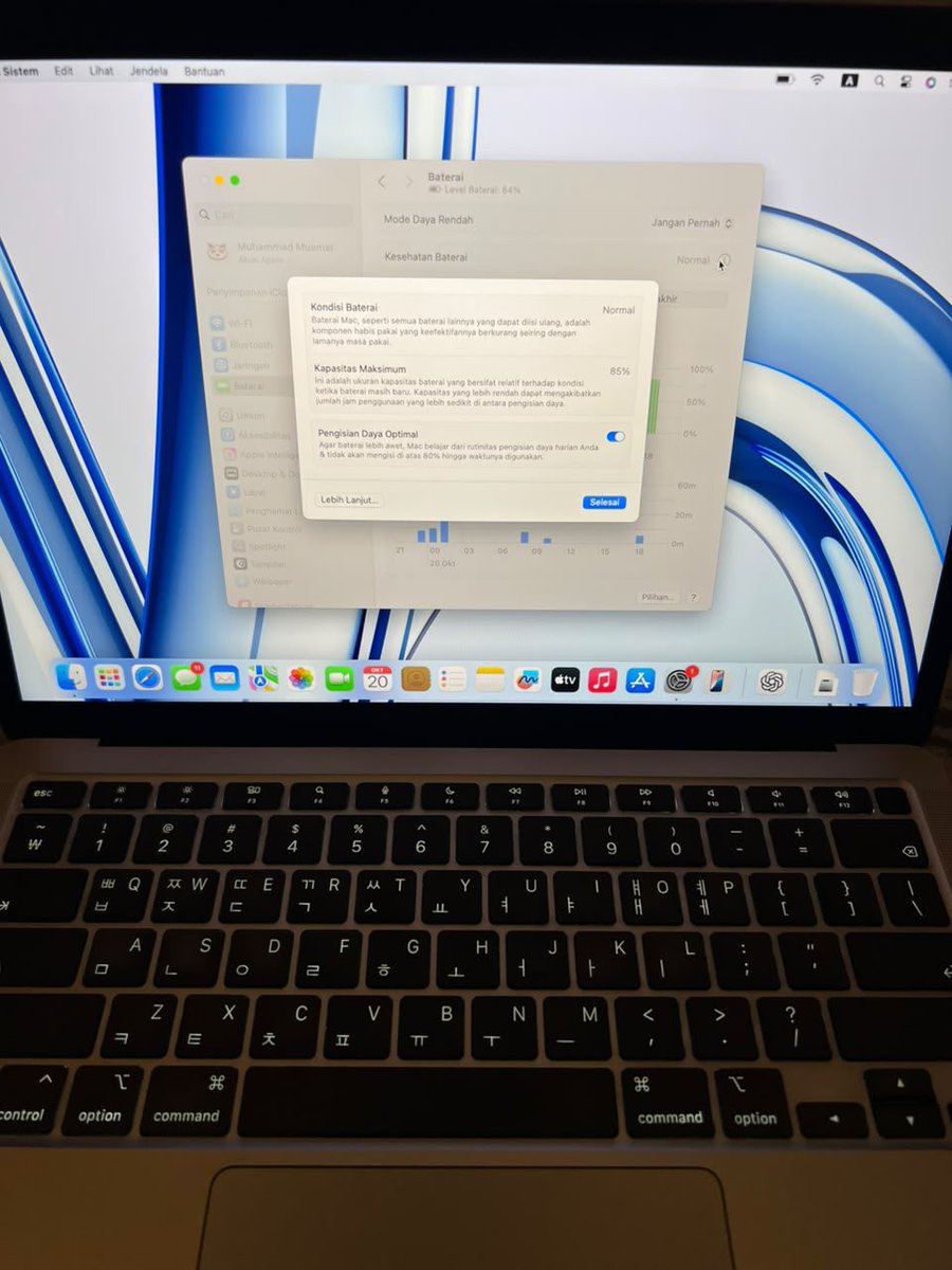 Faza260's tweet photo. MacBook Air M1 2020 Silver 8/256GB
• Chip Apple M1 • RAM 8GB / SSD 256GB
• Layar Retina 13.3” • BH 85% | Cycle Count 397x • Minus pemakaian wajar • Charger + kabel bogor kota |Cod jabodetabek |rekber shopee |tukar tambah | No.Wa 085780070849
#preeloved #zonauang https://t.co/PqSu5lQPY6