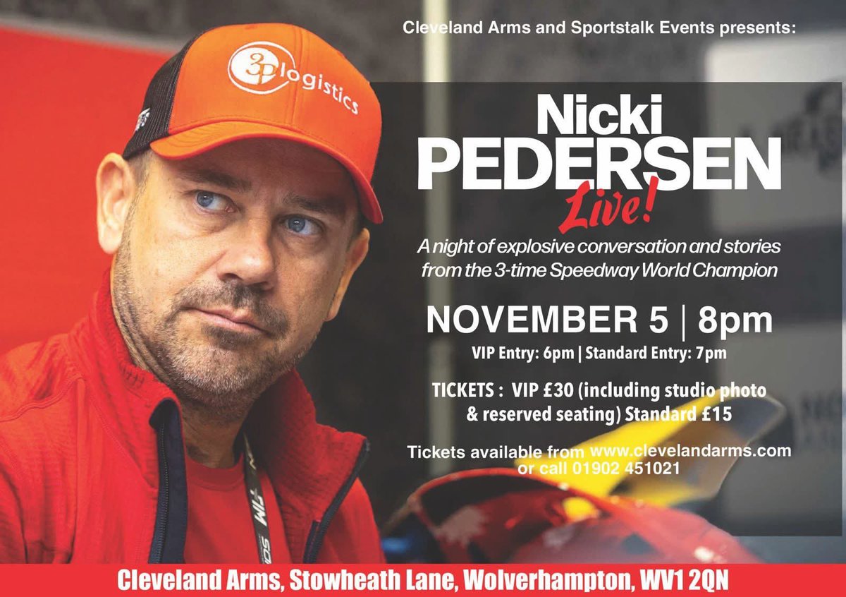 WolvesSpeedway's tweet photo. 🇩🇰 𝗡𝗶𝗰𝗸𝗶 𝗣𝗲𝗱𝗲𝗿𝘀𝗲𝗻

Purchased by CVS for a then-club-record fee in the winter of 1998, Nicki rode two seasons at Monmore, becoming the top points scorer in 2000.

🎤 Hear Nicki talk about his career at the Cleveland Arms on 5 Nov.

#SaveWolvesSpeedway | #Wolfpack 🐺🐾 https://t.co/xg90L09Mhg
