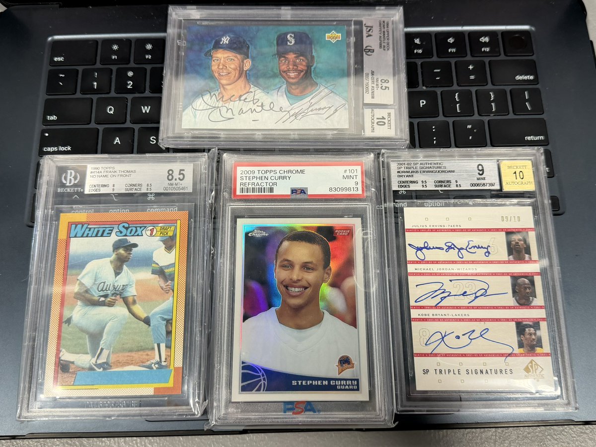 BBCExchange's tweet photo. Baseball Card Exchange just purchased the largest singles deal in our company history and now it's time to inventory them all. When these are in the first stack you pull out of 2 full Zion cases you know it's going to be a fun day! 

Keep your eyes peeled for many more photos and videos about this incredible collection. 

Which one of these would you add to your PC?