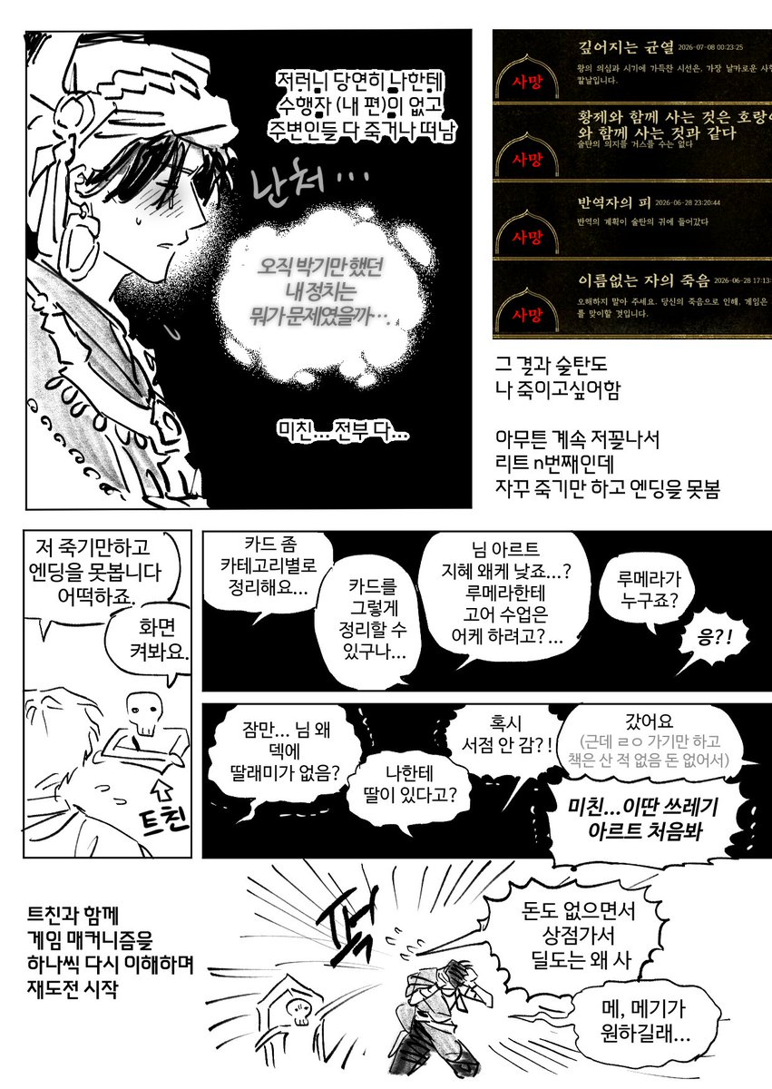 gunsN8ose's tweet photo. ~엔딩스포있음~
술탄의 게임하는 만화 (4/6) https://t.co/VE85XLPkF1