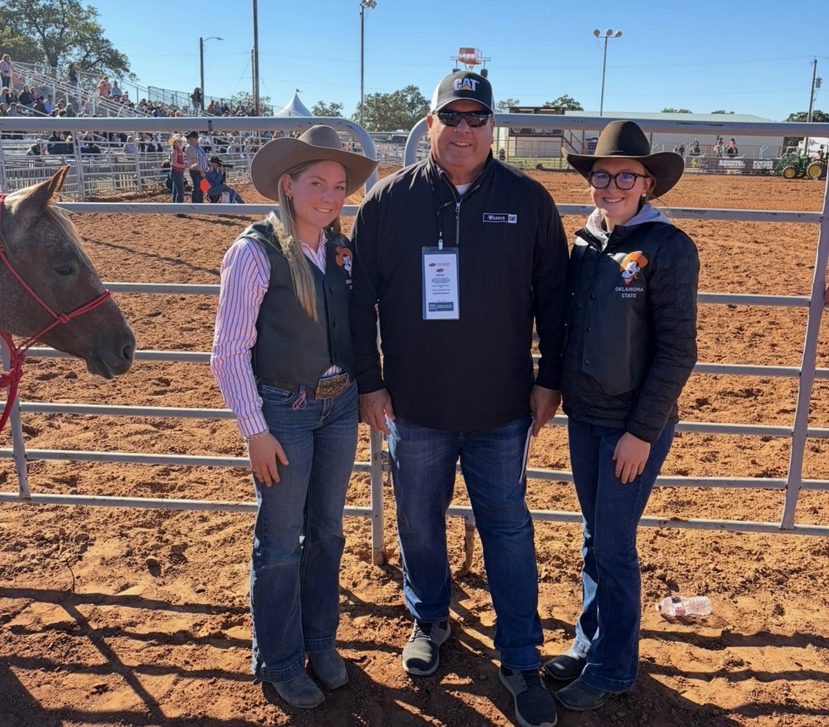 WarrenCAT's tweet photo. Saddled up for a great weekend with the Cowboys! ๐ค ๐
Warren CAT was excited to be part of Oklahoma State University's Cowboy Stampede Rodeo and celebrate a great tradition with the OSU community.
Go Pokes!
#WarrenCAT #WhateverTheJob #WhateverItTakes https://t.co/DDX8GagWuF