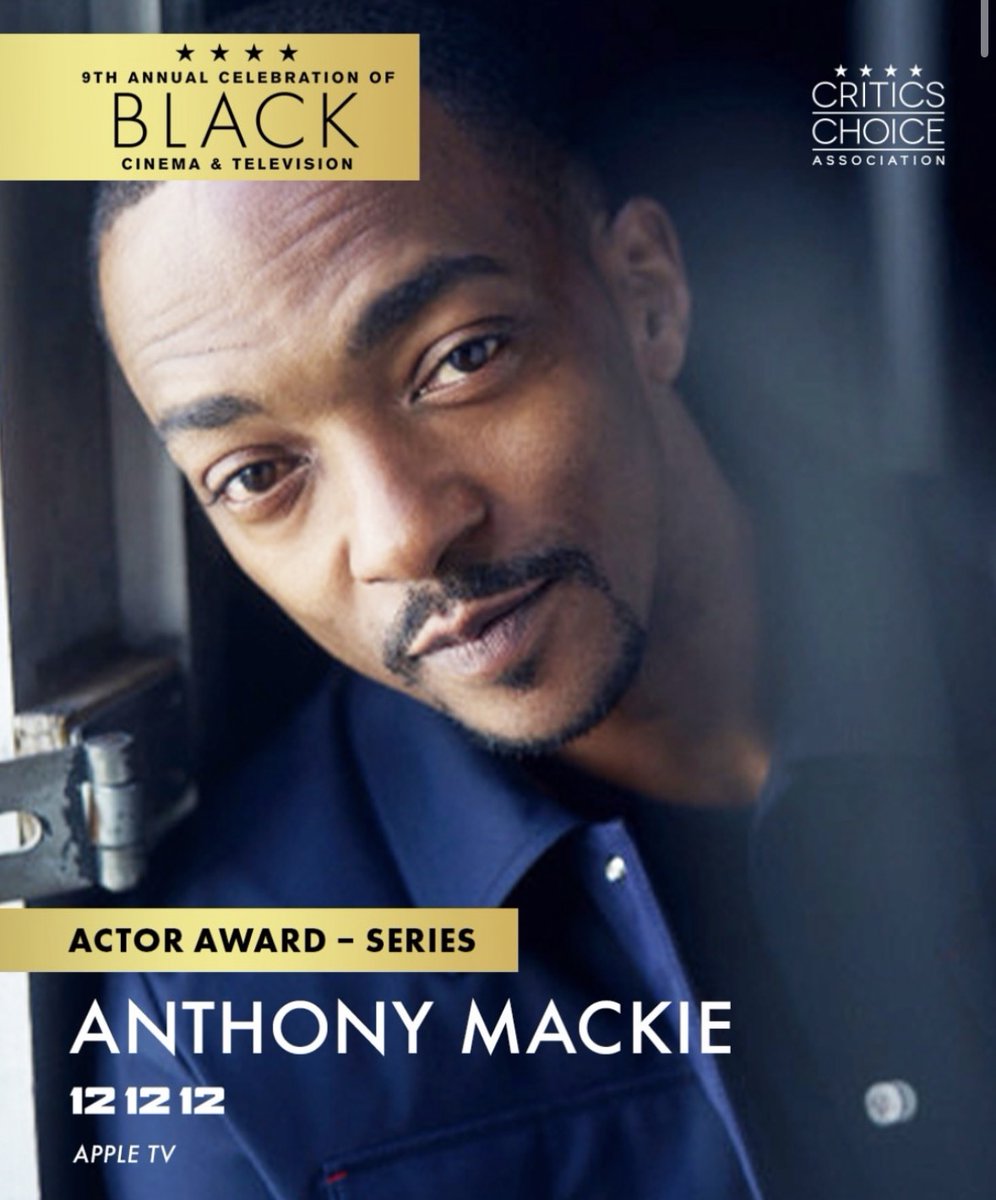 mackiecrave's tweet photo. Anthony has won the Actor Award- Series Annual Critics Choice Celebration of Black Cinema &amp; Television for his work on the series “12 12 12” which he is an executive producer! The show releases November 13, 2026! https://t.co/AGHSU8N9X3