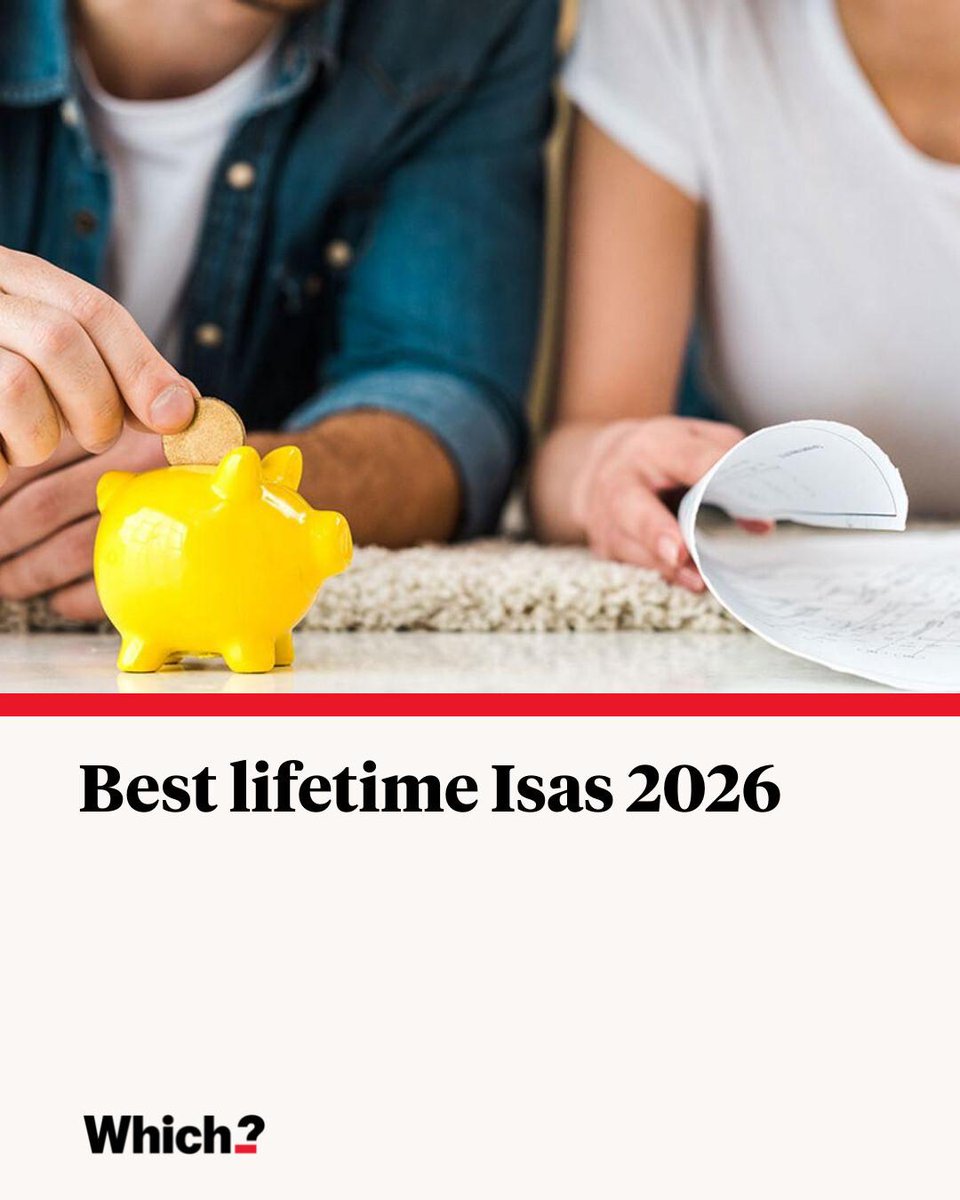 WhichMoney's tweet photo. Find out what a lifetime Isa is, the best rates available and how to boost your savings by as much as £32,000 for free https://t.co/lHXGQ7jQCD