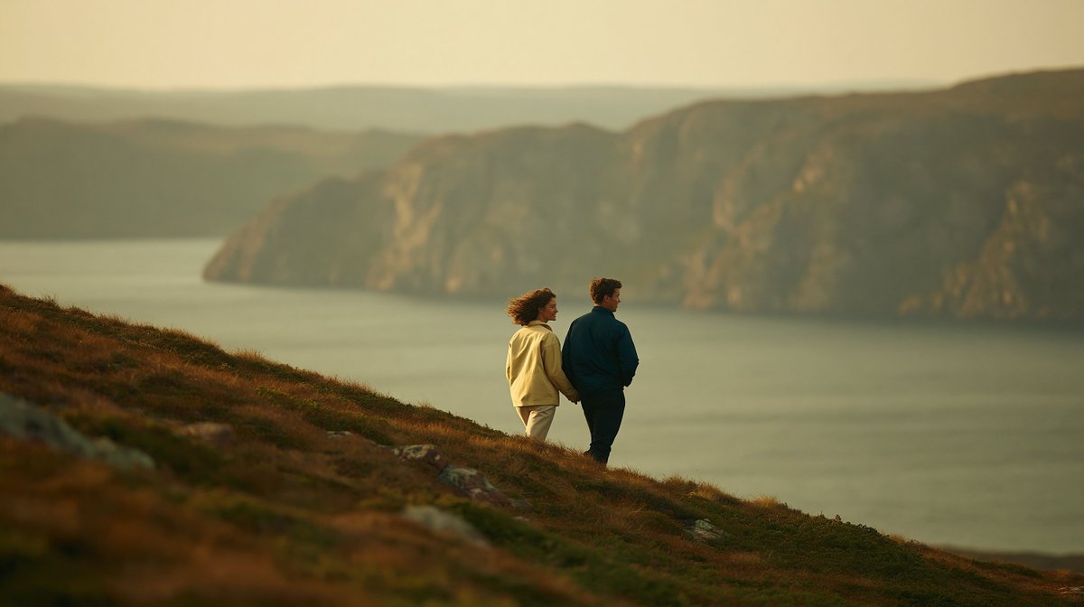 Reference for the cliff scene’s color, lighting and style