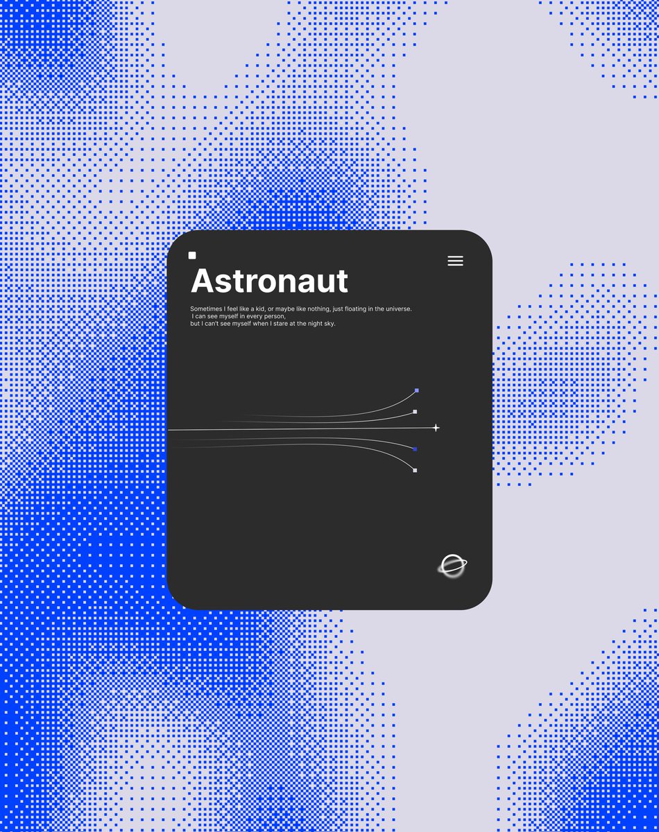 acream_1's tweet photo. Visual exploration:
Drawing core inspiration from the cosmos, stars, and data.

Planning to turn these into motion design. https://t.co/uTJj2J68Uw
