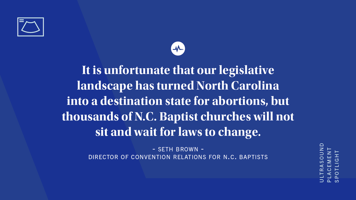 ERLC's tweet photo. “If we don’t point out every little thing on the old machine, they don’t know what they’re looking at,” McSwain said. “How can you deny that is a baby? I just think this machine is going to be so convincing.” https://t.co/wswb3DHdr5