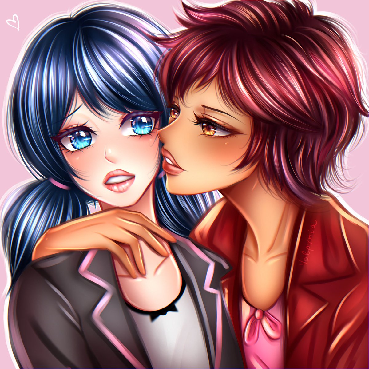 volpvria's tweet photo. cerisenette canon in season 7????? 🧡🤍🩷 

#lilanette #mlb #lilarossi #marinettedupaincheng #miraculous #mlbart #miraculousladybug #miraculousseason7 #miraculousfandom #miraculousseason6 #miraculousspoilers #miraculoustalesofladybugandcatnoir #MLBS7Spoilers #mlbfanart #mlbtwt https://t.co/WGLkZ7Tqsf
