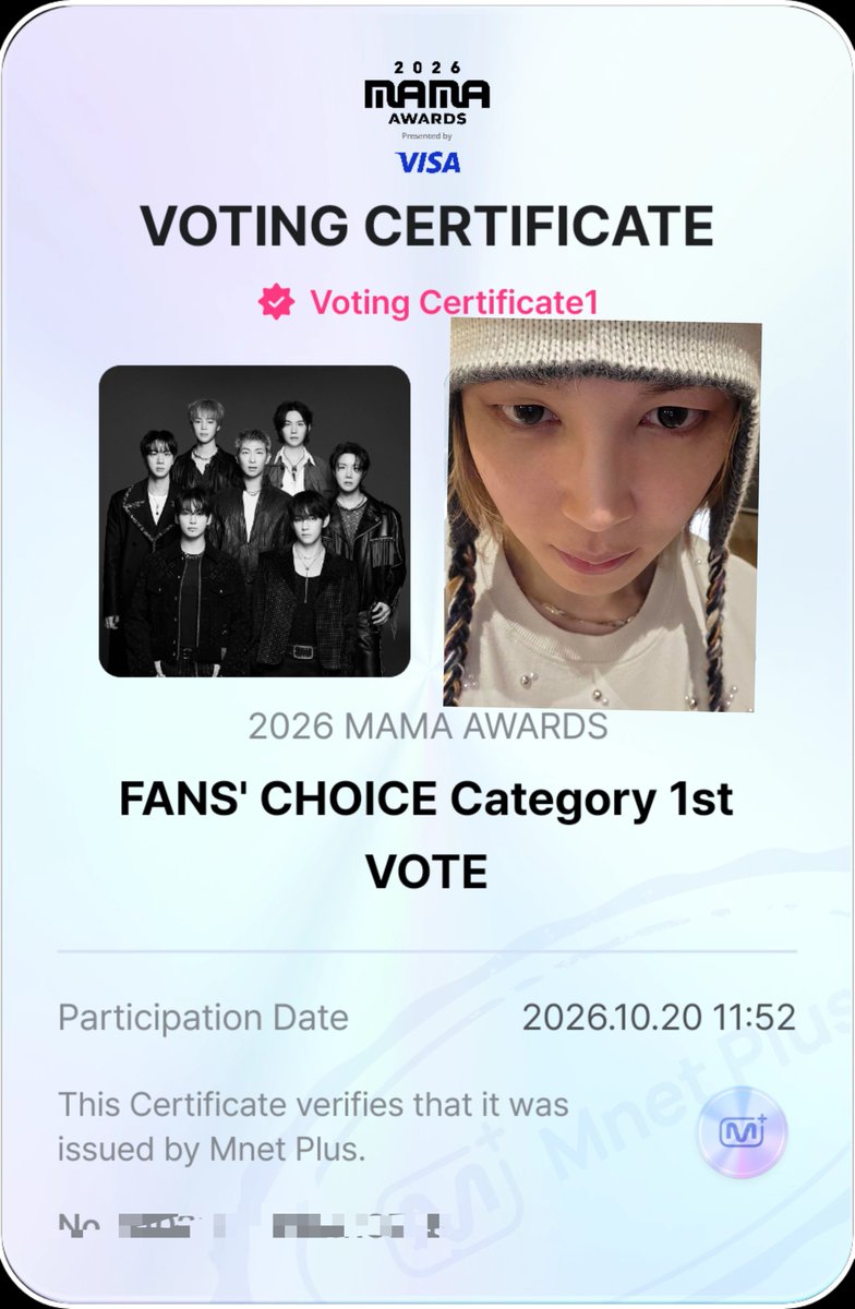 pjmfrogie's tweet photo. @jimiinmivida My vote goes to #BTS for Fan’s Choice Male! #2026MAMAVOTE https://t.co/Ys1JOz6xDN
