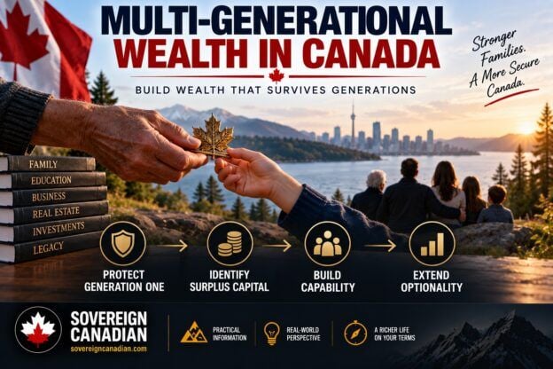 SovereignCanuck's tweet photo. Same starting capital, same 30 year horizon, two families. If both generations earn an identical after tax return and nothing gets spent, they land in exactly the same place. Timing alone is not the lever people think it is.
https://t.co/1g9EEeaVEm https://t.co/6uY4OdTFSk