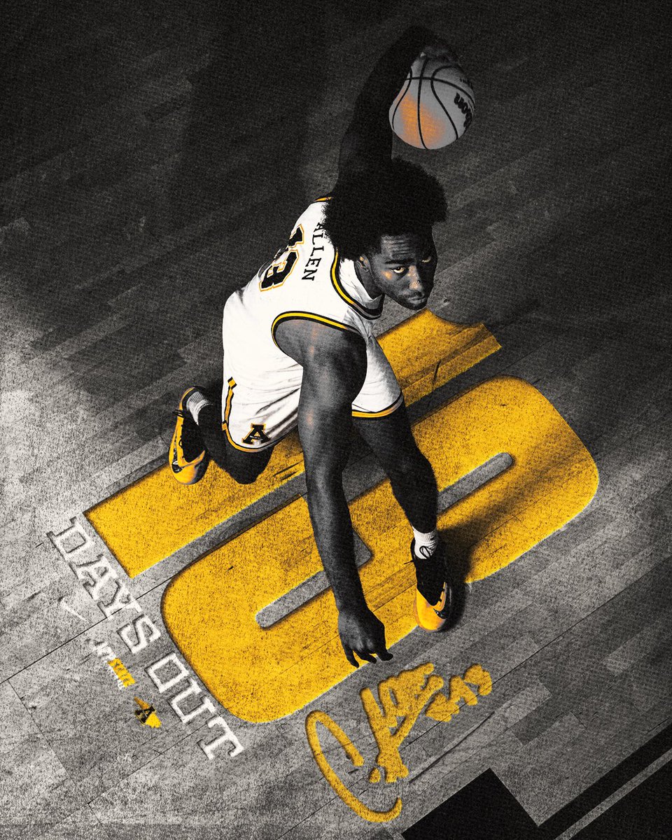 AppStateMBB's tweet photo. We are 13 days from newcomer Corbin Allen and the Mountaineers opening the regular season! 

#TakeTheStairs https://t.co/MtkfEKs3me