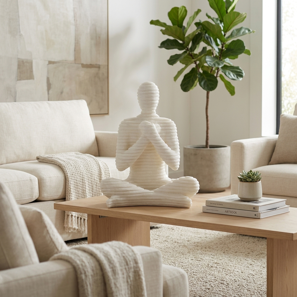 danieljdevries's tweet photo. Quiet sculpture is doing some of the loudest work in home decor.

Today's Elevarre spotlight leans into that: the 25" Avalon Zen Quartz resin statuary (EV19802), the 37" Echo oversized quartz resin sitting figure (EV19803), and the 25" Arden oversized quartz resin floor statuary (EV19804). Pale, restrained and easy to style from a tabletop to the floor.

Here is what we think matters beyond the product itself. A shopper can land on a piece through ecommerce, an omnichannel store visit, a social feed, or an AI-generated recommendation, and the same item has to look right in every one of those places. We handle that by providing site-ready photography and content with the product, so partners can go live on their ecommerce site and social fast.

Which of those four doors is sending your customers the most traffic today?

#WholesaleDecor #SagebrookHome