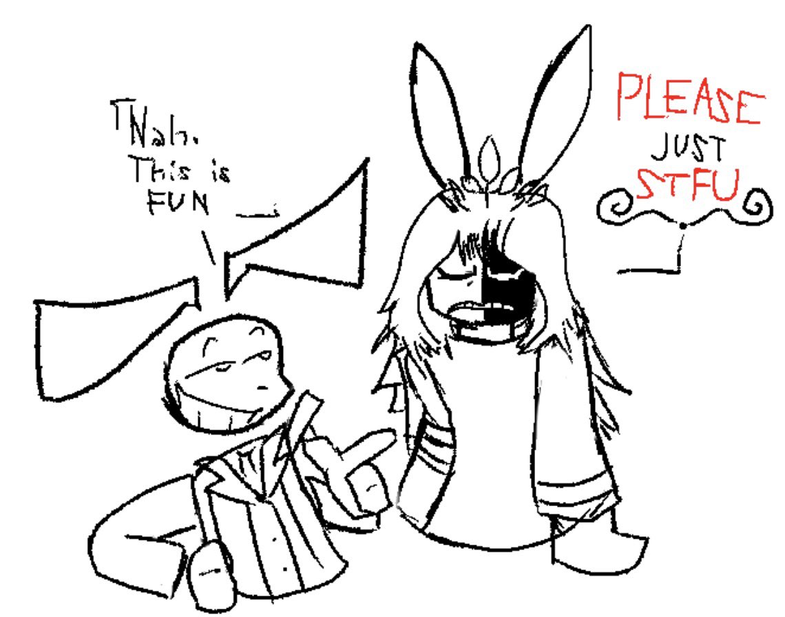 guy_online69's tweet photo. Doodle I did related to @StitchdMidnight 

Drew two of the characters. Cuz why not https://t.co/du6KvwPtpi