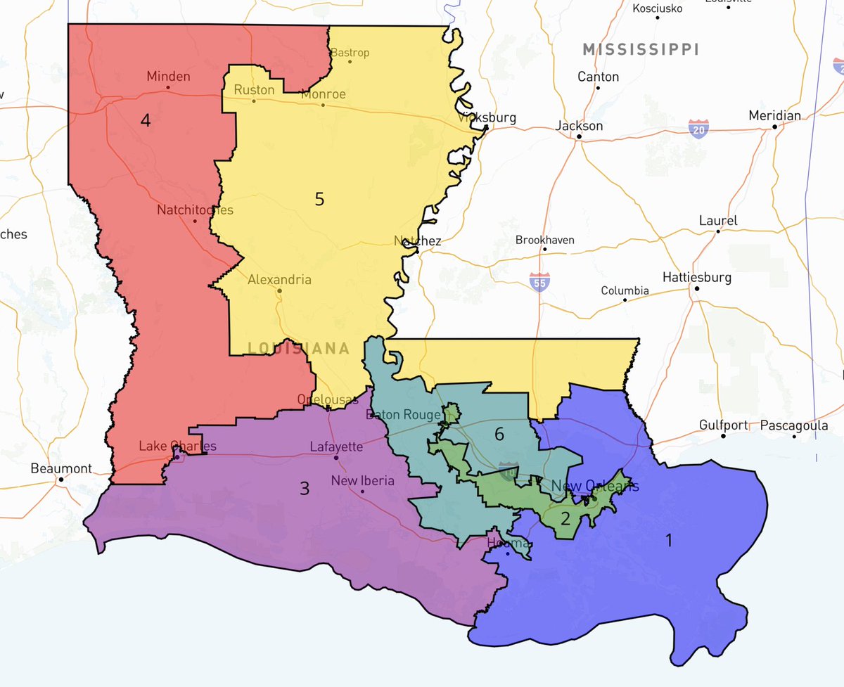RedistrictNet's tweet photo. #NEW: A three-judge panel will hold a hearing on Louisiana’s congressional map on Oct. 27.

Plaintiffs argue the remedial map relies too heavily on race and does not comply with the U.S. Supreme Court’s ruling in Louisiana v. Callais. https://t.co/bwQchuAEDp https://t.co/qn3HErPLwD