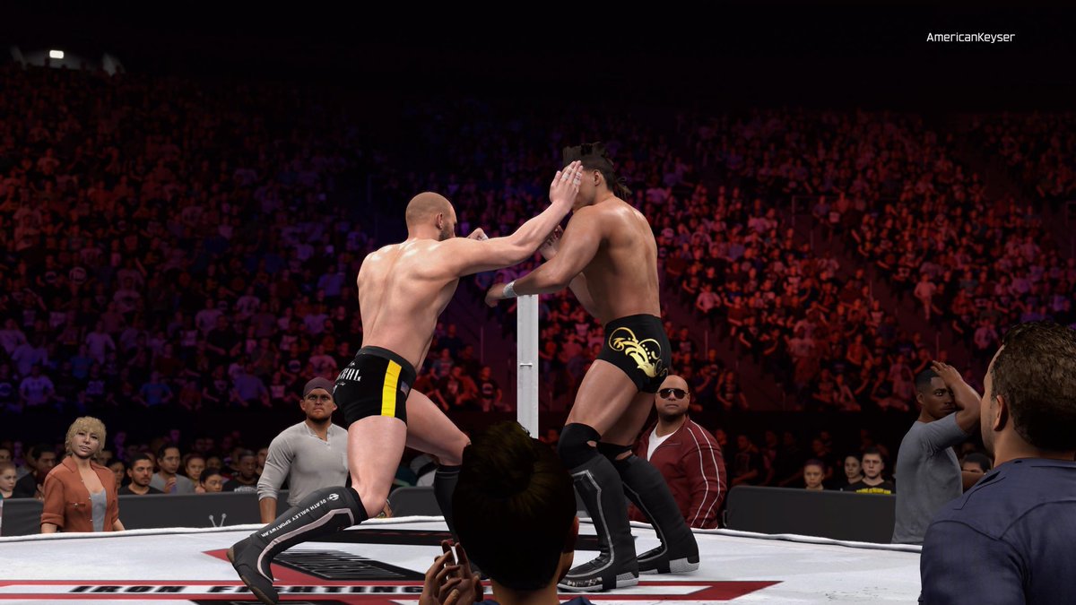TheLukeKeyser's tweet photo. Inside the Iron Fighting World’s Cross Combat Wrestling.

Luke Keyser took on Aniko under the ‘10-Point Must’ System in Japan this past weekend.

Winning by an High Angle Exploder Suplex. https://t.co/fjvmnXzoa6
