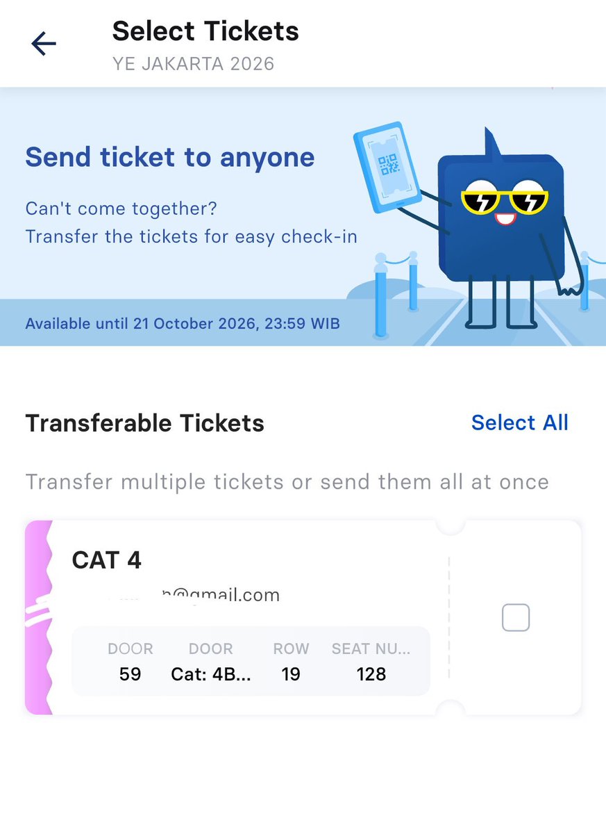 jastiptixjkt's tweet photo. WTS KANYE WEST JAKARTA 2026

🎟️ CAT 4 (2 tix) 💰IDR 2.000.000/tix  
 
-Masuk grub wa buuyyer"aku
-dibantu fisik 
-eticket standby gasmpai 10menit

-yg nntn sendiri tenang banyak tmn tmn di grub nnti nya🥰 https://t.co/NwsbTUXY6V