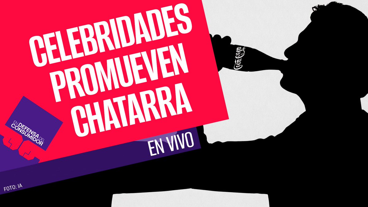 SinEmbargoTV's tweet photo. 🔴EN VIVO #EnDefensaDelConsumidor ¬ ONG pide regular para que celebridades no promuevan comida chatarra

Con la periodista Bianka Estrada (@biank_estrada) y @elpoderdelc, por #SinEmbargoAlAire
https://t.co/fokRXSaZ4y https://t.co/1DF6hDEeX7