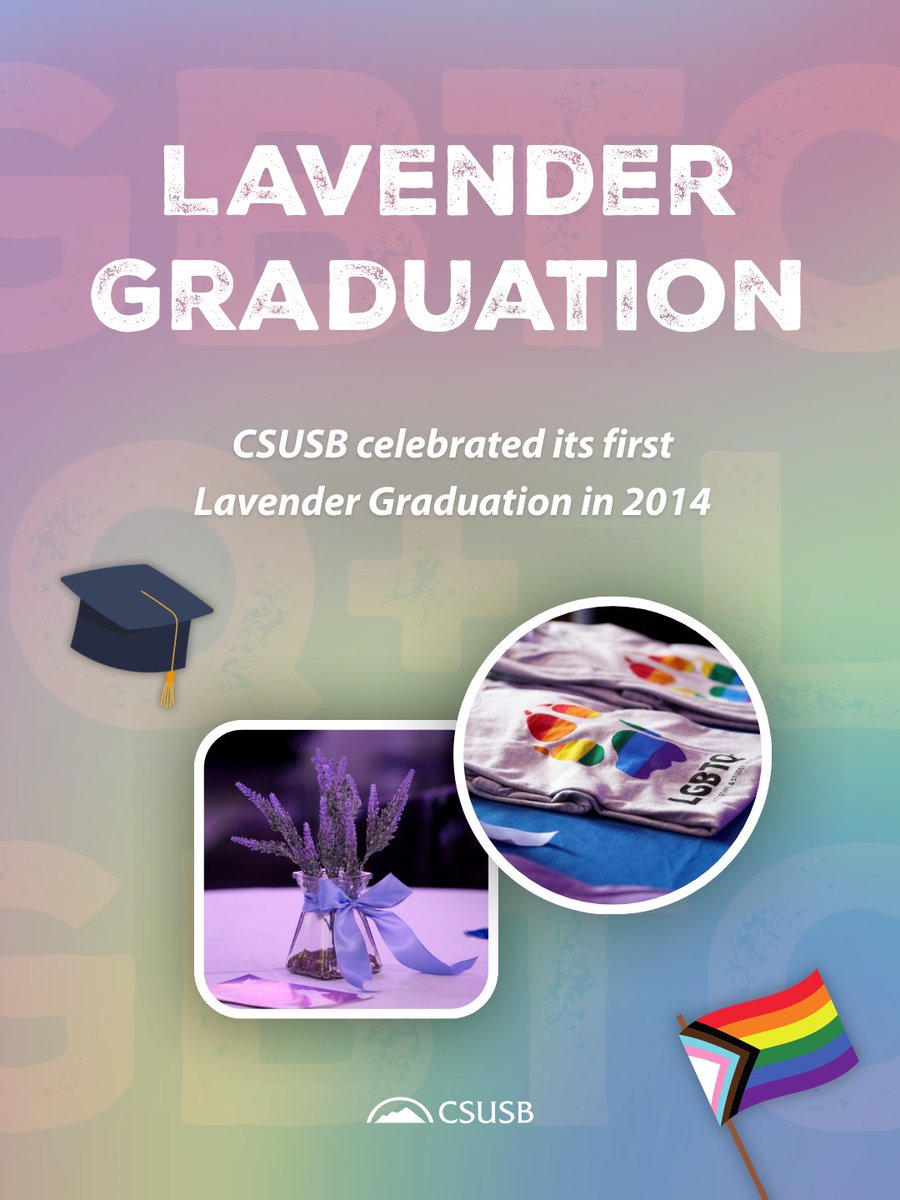 CSUSBNews's tweet photo. 🌈 This LGBTQ+ history month lets take a moment to reflect on the inclusion and representation of our LGBTQ+ students at #CSUSB 💙

#LGBTQ+HistoryMonth #Pride #LGBTQ #HumanImpact https://t.co/0hcd9DOkA6