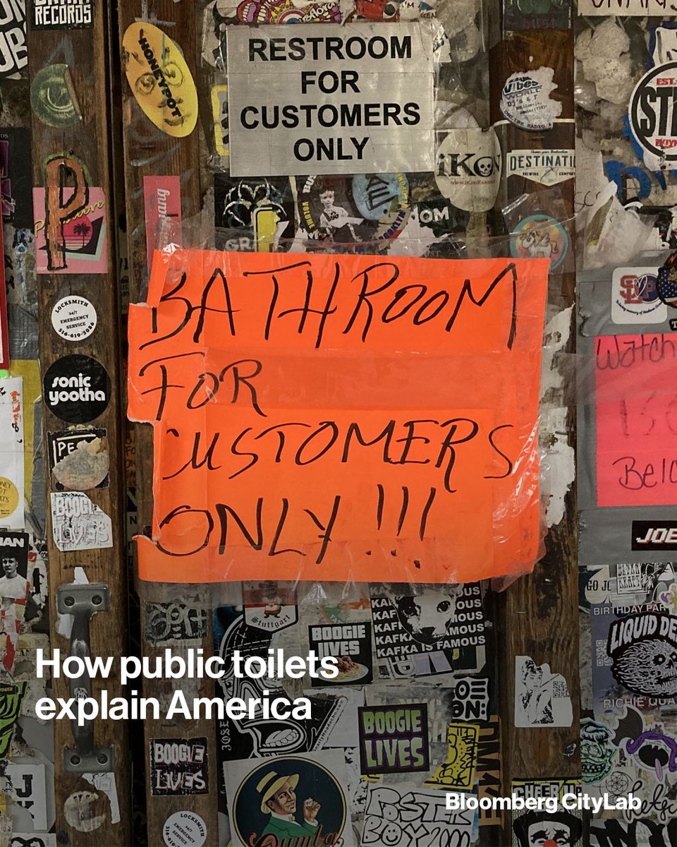 CityLab's tweet photo. After a century of fighting over them, US cities like New York largely abandoned their public bathrooms. That's starting to change.

Read about the new book chronicling the troubled history of restroom access and how these spaces have always reflected and reinforced social inequality: https://t.co/1SSrQxtPuw

📷: Bill Tompkins/Michael Ochs Archives via Getty Images