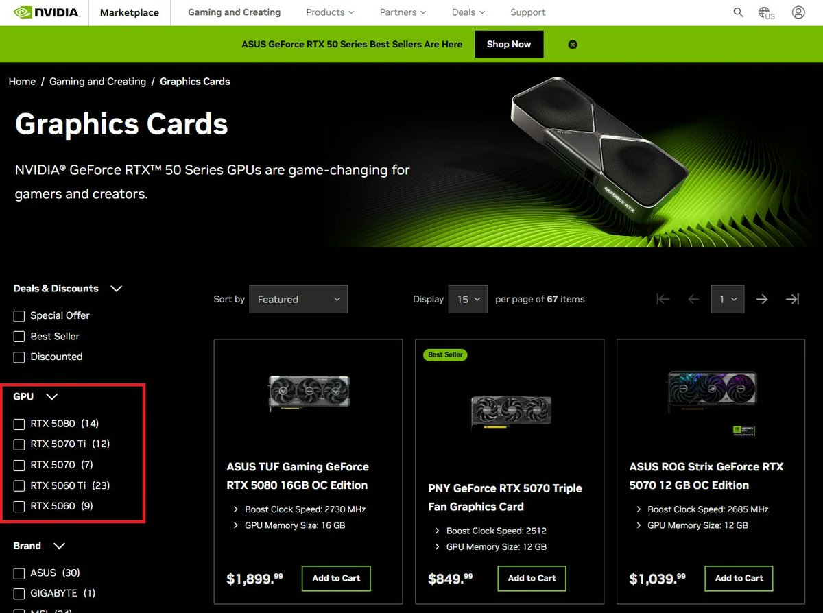 cdkeynl's tweet photo. GeForce RTX 5090 verdwijnt uit de officiële Marketplace-winkel van NVIDIA!

NVIDIA stelt dat leveringen gewoon doorlopen, terwijl retailers modellen als 'Niet op voorraad' bestempelen te midden van prijzen rond € 6.600.

#RTX5090 #NVIDIA #PCMasterRace https://t.co/rtEM2qd4I6