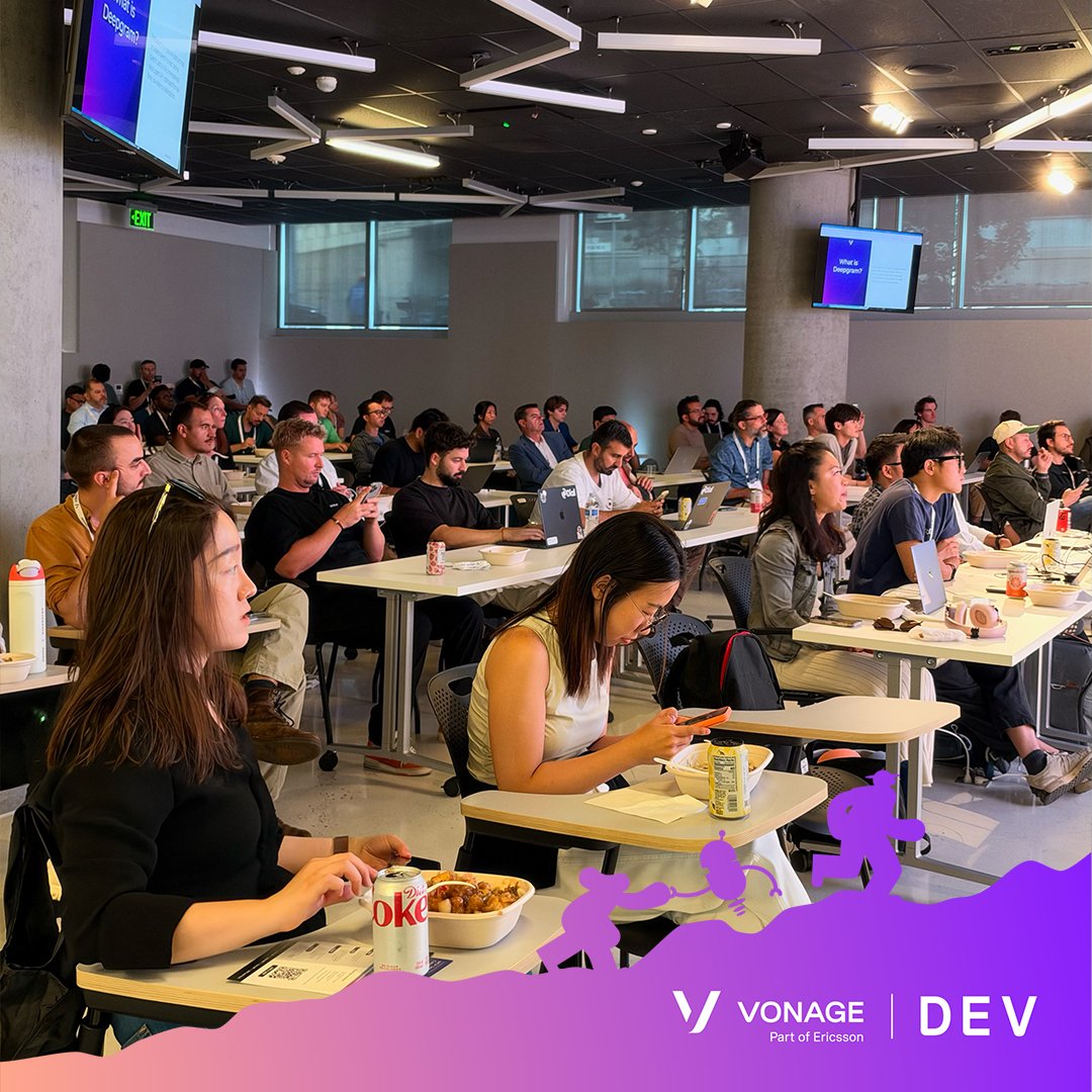 VonageDev's tweet photo. 🌉🌴 2 cities + 2 weeks = endless connections and unforgettable @Techweek_ moments! 🚀

Across San Francisco and Los Angeles, we hosted and co-hosted events that brought together founders, developers, and investors to connect, share ideas, and explore what's next for Voice AI.

Here's a look at some of the highlights:

🚶 TechWalk (SF + LA): We kicked off both weeks with the TechWalk community at Crissy Field in SF and Santa Monica in LA. No slide decks, no agendas. Just great conversations, fresh air, and even better company.
🎙️ Voice AI with @DeepgramAI (SF + LA): Two packed sessions featuring live demos, real-world deployment insights, and conversations about what it takes to bring Voice AI into production. We loved seeing so many of you there!
🏙️ APIs, Aperol & A Rooftop Social (LA): Our rooftop gathering in Santa Monica brought together guests from a16z, @GoogleStartups, AWS, @CloudflareDev, Red Bull Ventures, @uncorkcap, and more for an evening of great conversations and new connections.
💡 VC Reverse Pitch with Founders & Funders (LA): Flipping the traditional pitch format! Investors took the stage to share their investment theses with founders, creating a unique opportunity to connect and explore what's next. A big thanks to Founders & Funders for partnering with us!
🥐 Founders' Breakfast with @alumniventures (SF): Good coffee, great company, and meaningful conversations with pre-seed to Series A founders. The perfect way to bring the startup community together.

A huge thank you to our partners and everyone who joined us, shared ideas, and made these two weeks so memorable. 💜
See you at the next one. 🌟

#SFTechWeek #LATechWeek #VonageAPI #VoiceAI #StartupProgram #TechWeek2026