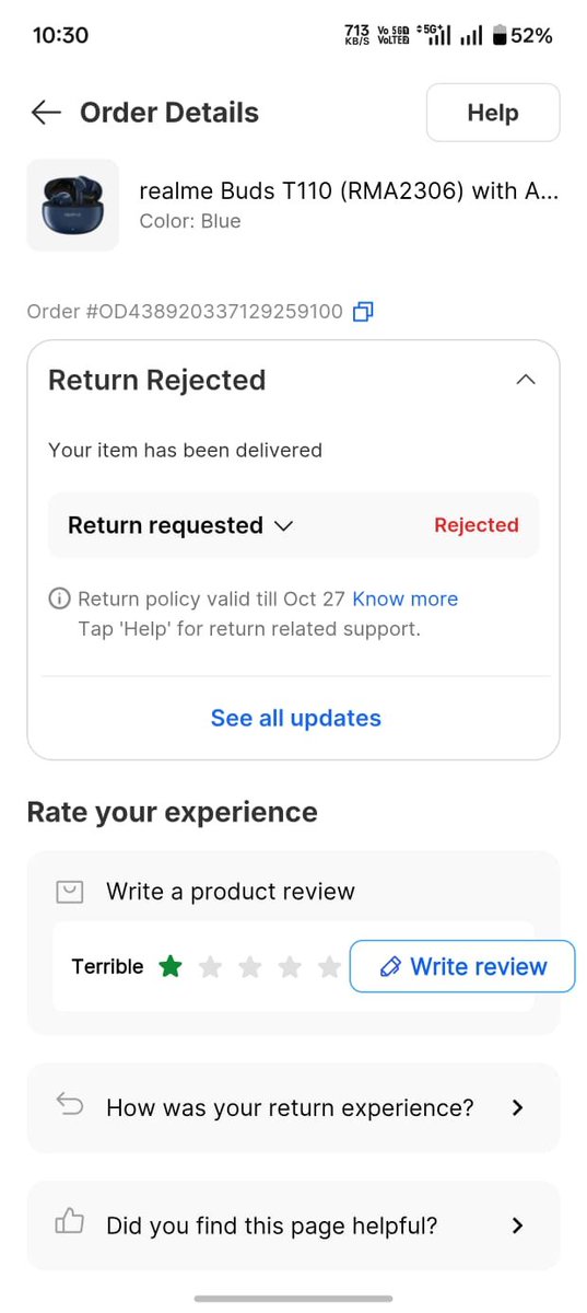 WasimRenger's tweet photo. I request realme please update your earphone system not working product received.
@realmecareIN @realmeIndia @Flipkart https://t.co/tvwx3tMPN5
