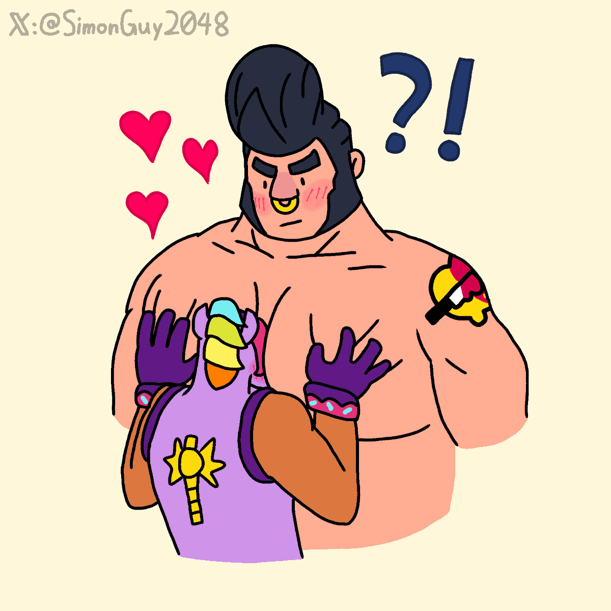 SimonGuy2048's tweet photo. Oh yes more Bullberry arts🐂🦄

Should I create more this ship arts?

#BrawlStars #BrawlStarsBull #BrawlStarsBerry #BrawlStarsFanart #BrawlStarsArt #BullBrawlStars #BerryBrawlStars #Bull #Berry #BullxBerry #BerryxBull https://t.co/AIElpxRlgi