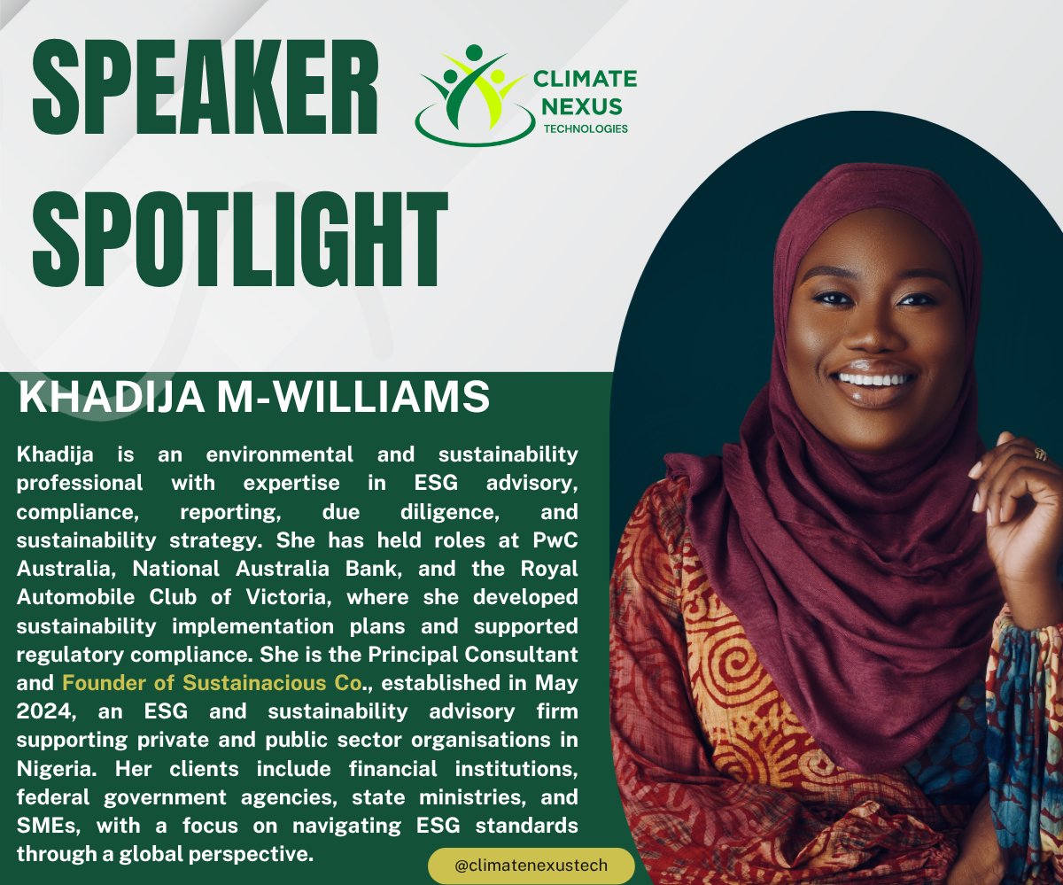 ClimateNexusNG's tweet photo. Behind every meaningful change are people who dare to share their knowledge, inspire others, and turn ideas into action.  

Today, we celebrate our incredible facilitators at the 12-Week Climate, ESG &amp; Sustainability Skill Launchpad.  

Join us in celebrating our facilitators! https://t.co/qHHSJUPtdJ