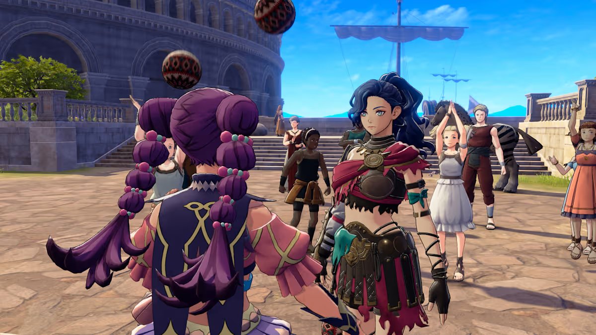 ExaltDeliverer's tweet photo. This shot from the DLC trailer makes me laugh. Leda looks so mad. https://t.co/vDkEmmqrJ6