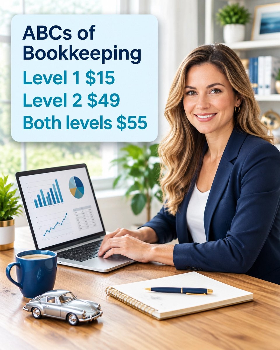 DornerLandBkLLC's tweet photo. L1 $15 | L2 $49 | both $55. Autumn: learn reports at DornerLand Bookkeeping. Small group, no jargon; habits for this week. 15+ yrs, Financial Chauffeur. Sign up: https://t.co/3aShkEBm2G. Which level fits your goals? https://t.co/VmNjwm8CRy
