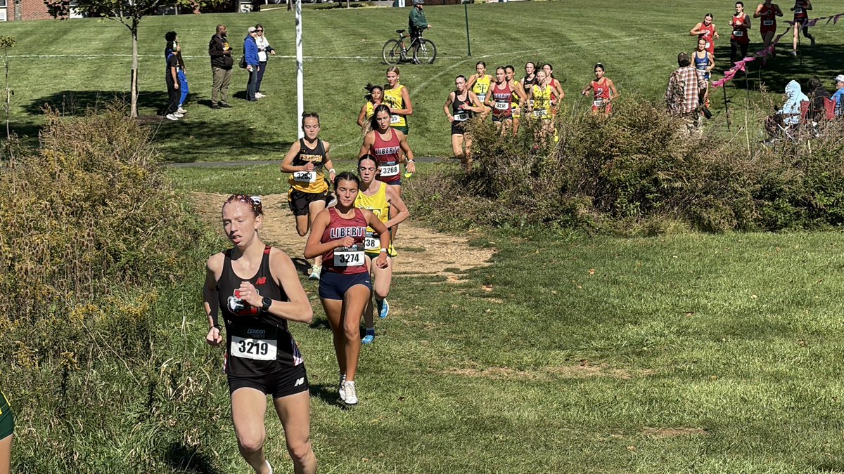 D11Sports's tweet photo. CHAMPIONSHIP TUESDAY:

Here is a great view of some of the @EastPennConf18 Girls runners as they make their way through the course at @DeSales. https://t.co/XviGyKNiJg