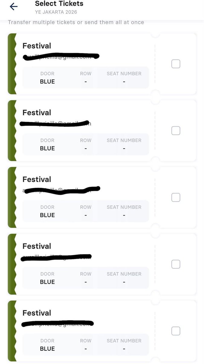 jastiptixjkt's tweet photo. WTS KANYE WEST JAKARTA 2026

🎟️ FESTIVAL  (4 tix) 💰IDR 2.700.000/tix  
 
-Masuk grub wa buuyyer"aku
-dibantu fisik 
-eticket standby gasmpai 10menit

-yg nntn sendiri tenang banyak tmn tmn di grub nnti nya🥰 https://t.co/vedCauoFpa