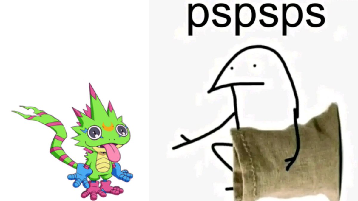 TrouzrSchnauzer's tweet photo. Me when I find Gekkomon in Time Stranger #digimon https://t.co/l0Xpu5rZ4u
