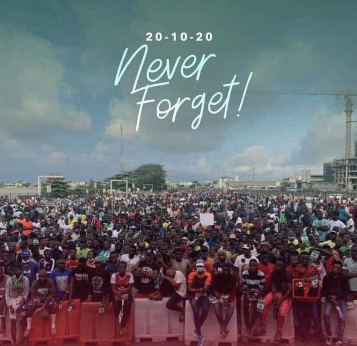 SamzyVG's tweet photo. 20-10-2020 

#EndSARS https://t.co/wooLeNqFkE