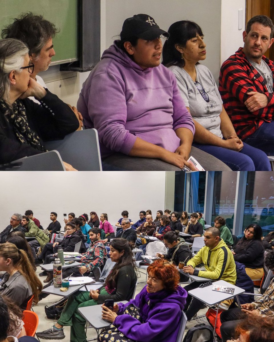 op_sur's tweet photo. 🌱Barrios comunitarios: construir colectivamente donde dicen que no se puede

Presentamos en la Facultad de Cs Exactas (UBA) la Cartilla que sistematiza los abordajes interdisciplinarios, aprendizajes y desafíos de las experiencias de los barrios Crisol Popular y Norita Cortiñas. https://t.co/egc5bU9Rox