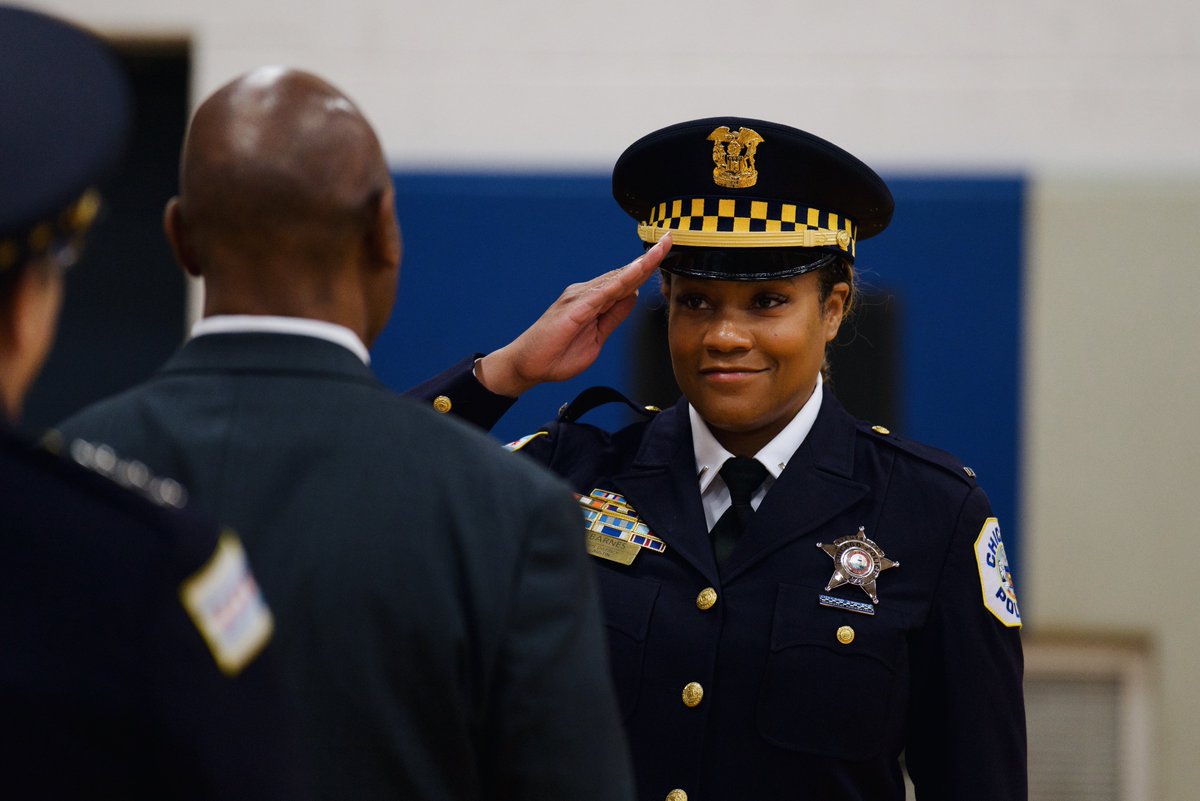 Chicago_Police's tweet photo. The Chicago Police Department congratulates the newest class of Lieutenants who were sworn in on Friday. These newly promoted leaders have been deployed to districts throughout the city and will play an important role in strengthening public safety in our communities. https://t.co/SAtZ5EBBat