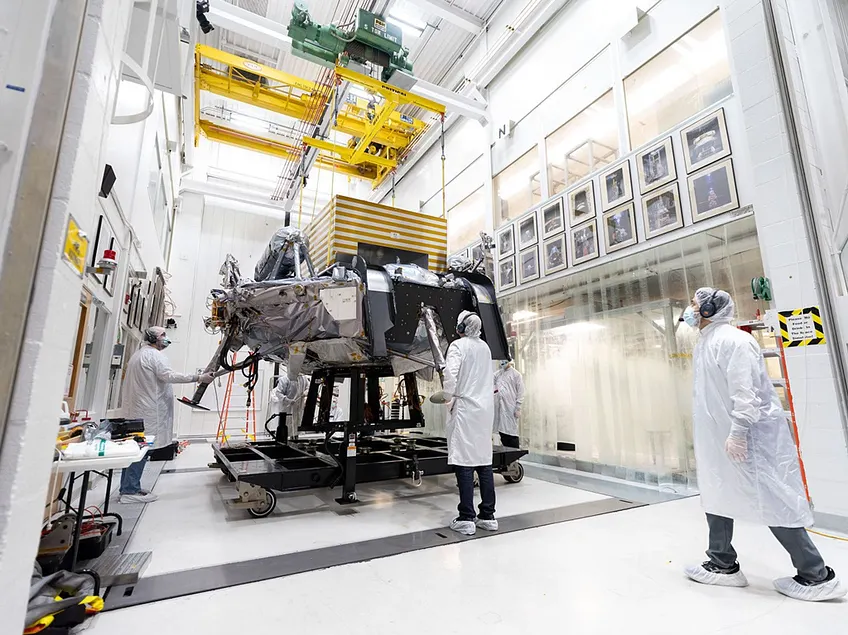 NunoEngineering's tweet photo. Keys From Orbit. QKDSat takes shape. Plus Roman’s Mirrors and a Moon Lander Under Test., by @NunoEngineering  #EWCSpaceDeltaV https://t.co/YFJqA7BbtQ https://t.co/xImztvNtny
