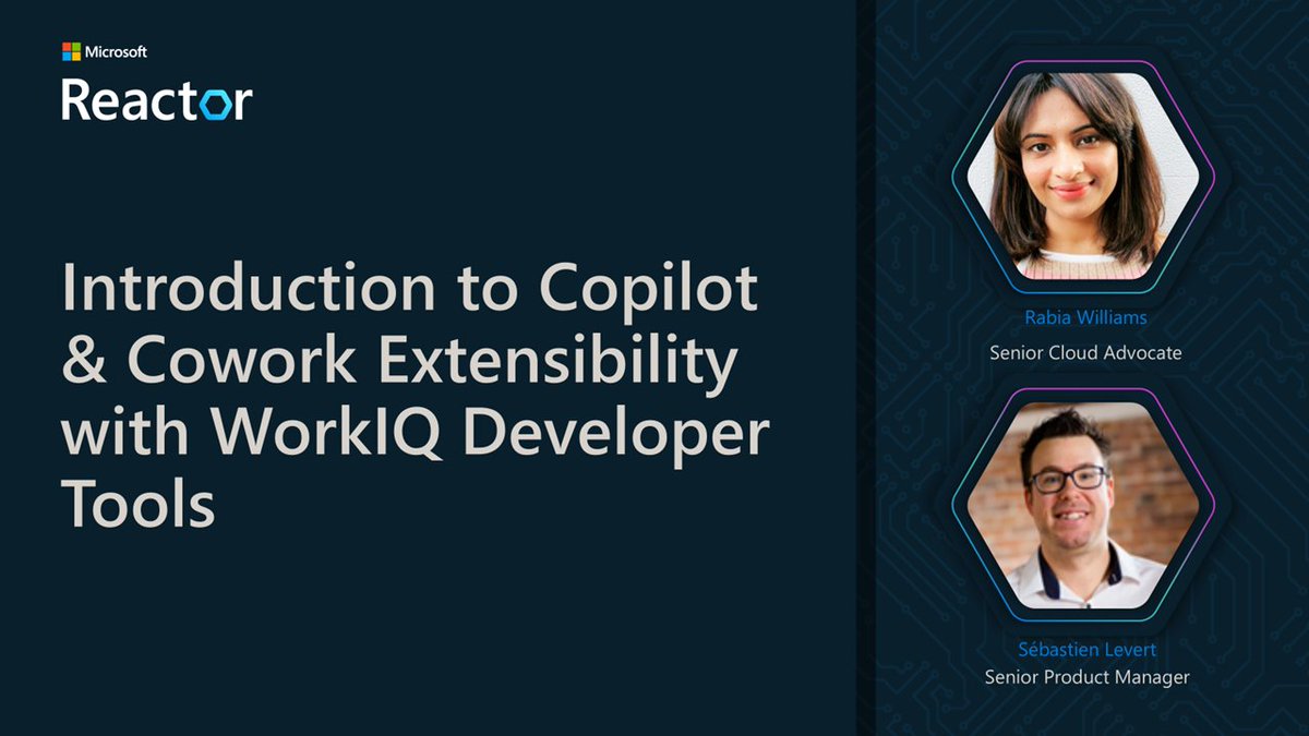 MSFTReactor's tweet photo. 🚀 GitHub Learn at GitHub Universe 2026 Preview

🤖 Discover the GitHub Copilot Proficiency Model

🧪 Join the Insiders List + explore GitHub Skills

🎓 Preview the new GH-700 Agentic AI beta exam

🎁 Get an exclusive exam voucher discount code

👉 Register: https://t.co/vdTrSdzn9K

#MicrosoftReactor #GitHubCopilot #GitHubUniverse #AgenticAI #GH700