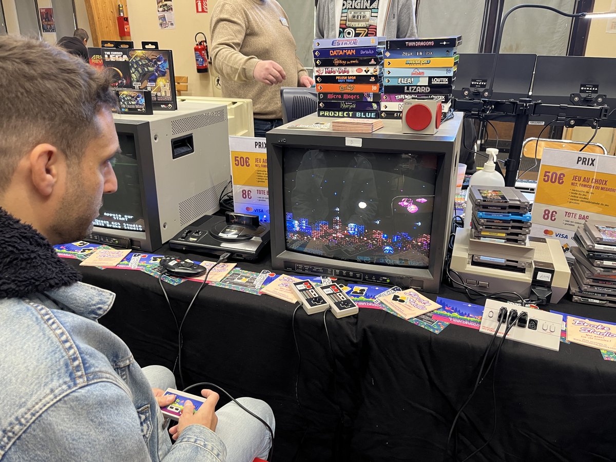 Broke_Studio's tweet photo. Last weekend we were at RGC 2026!
It was another fantastic event, as we've been attending since 2017 and enjoying the chance to chat with other developers and retrogamers.

Thank you @assoRGC 
#RGC2026 https://t.co/M916BtZ36n