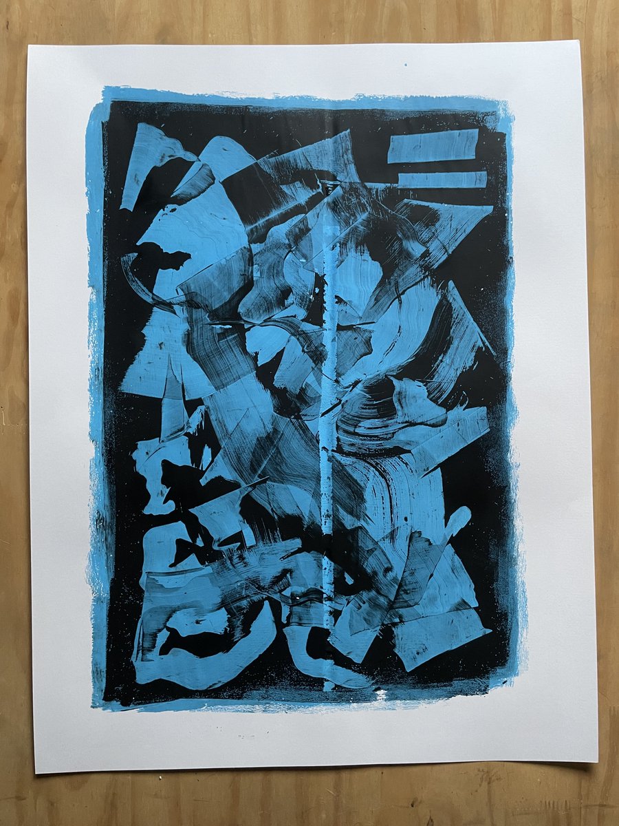 AnimalsLab's tweet photo. Untitled
2026

p.s. with error

Mixed media on Fabriano Paper 50x65 cm 250g

#gelelf #monoprint #gelprinting #gelprint #gelelf_official #monotype #ContemporaryArt #LineWork #MinimalArt #ProcessBasedArt #ContemporaryArtist #VisualArt #ArtOnPaper #WorksOnPaper #acrylics #movement https://t.co/ZFBW5oqxAY