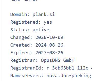 katerleonid's tweet photo. plank(.)si reportedly sold for $3,495 and now redirects to joinplank(.)com.

Are companies quietly buying up their .si domains? 🇸🇮 https://t.co/Yy1zHBYE0A