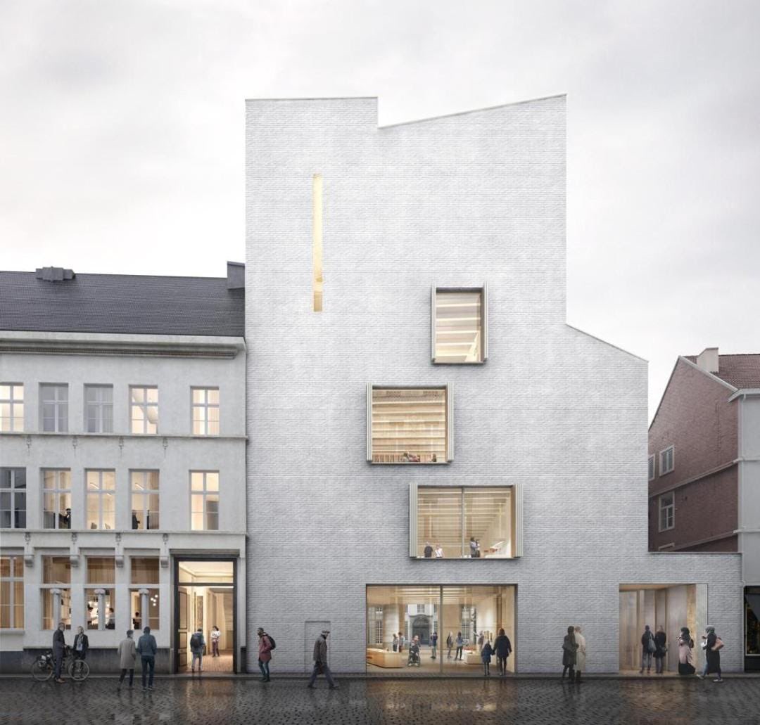 ArminFarishd's tweet photo. ♻️ Waste turned into design! A new museum in Ghent showcases sustainable architecture, featuring around 62,000 bricks made from construction waste.

#Design #Architecture #Sustainability https://t.co/BfjsHZvKww