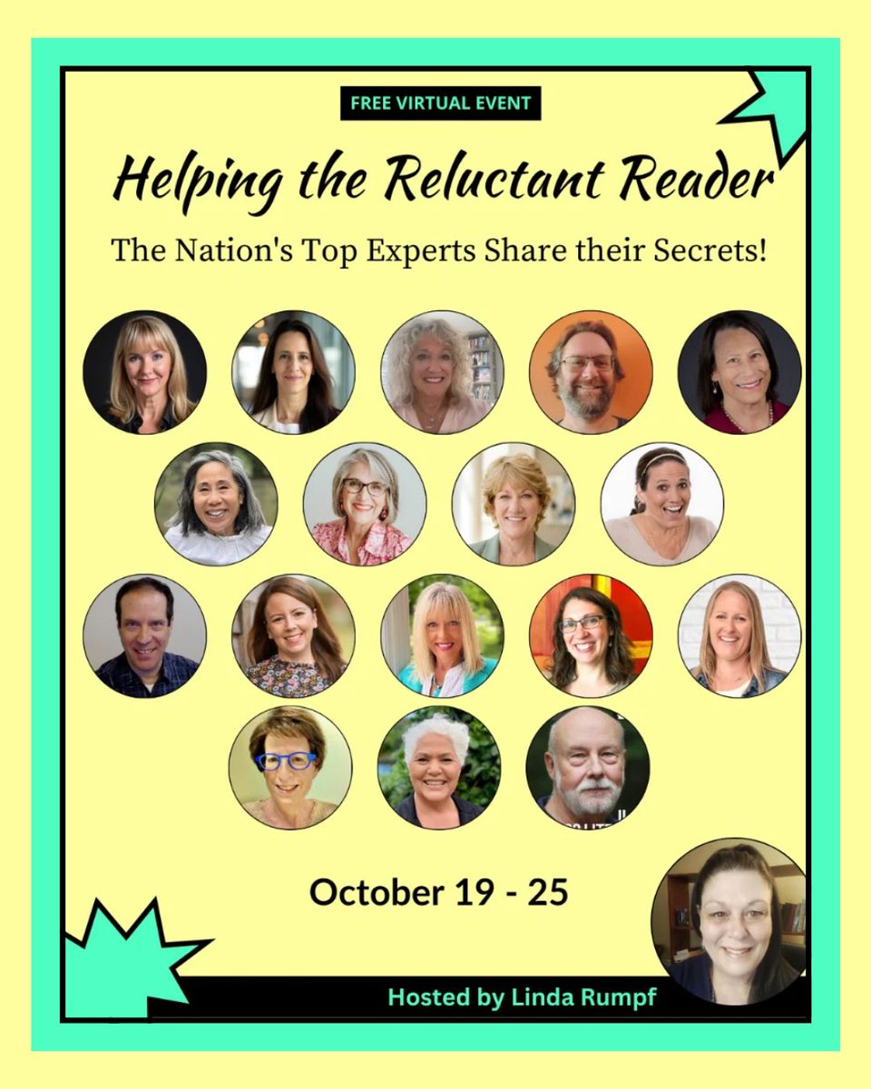 LoriJosephson2's tweet photo. There’s still time to join the Close the Reading Gap Summit—FREE through October 25! 📚

Hear from literacy experts sharing practical support for reluctant and struggling readers.

👉 Get your free ticket: https://t.co/QDTXd3O63W

#DyslexiaAwarenessMonth #ScienceOfReading https://t.co/RTYvEEpxwn