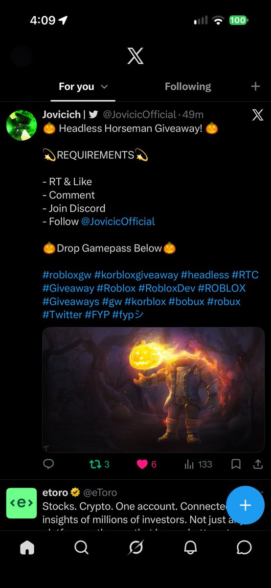 Robloxaccadomy's tweet photo. @JovicicOfficial Done!! https://t.co/zcrrXzE4xV
Incase link dont work here is gamepass ID: 2004950420 https://t.co/jvCwKFULUb