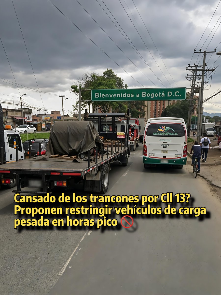 Jessie_Heyder's tweet photo. Proponen restringir vehículos de carga pesada en horas pico ⚠️🔍🤔

#movilidad #transporte #noticias #bogota #colombia https://t.co/bGCkXg8S1T