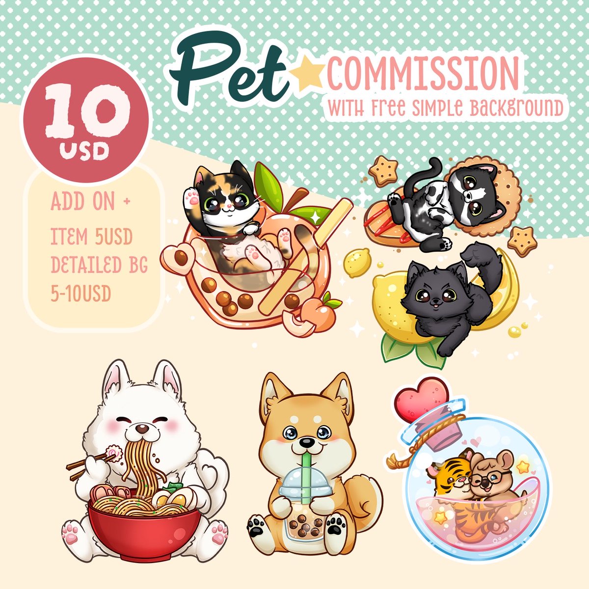 pliplu_art's tweet photo. 🌟EMERGENCY COMMISSIONS🌟

Im on sale! If you are free please check out my services🌸

Please DM me for more info.
I accept Paypal as payment or you can check out my Vgen and Kofi Page link in my bio. ✨

#commission https://t.co/BxLn9Om8rh
